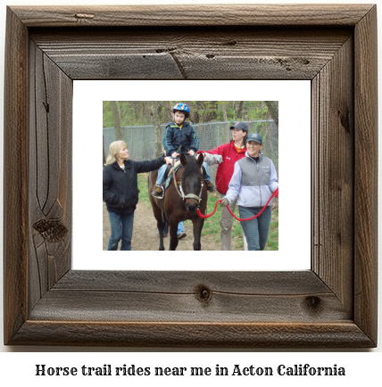 horse trail rides near me in Acton, California